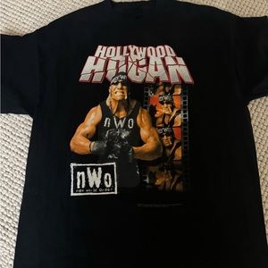Vintage 1998 RARE Hollywood Hogan wrestling black t shirt top